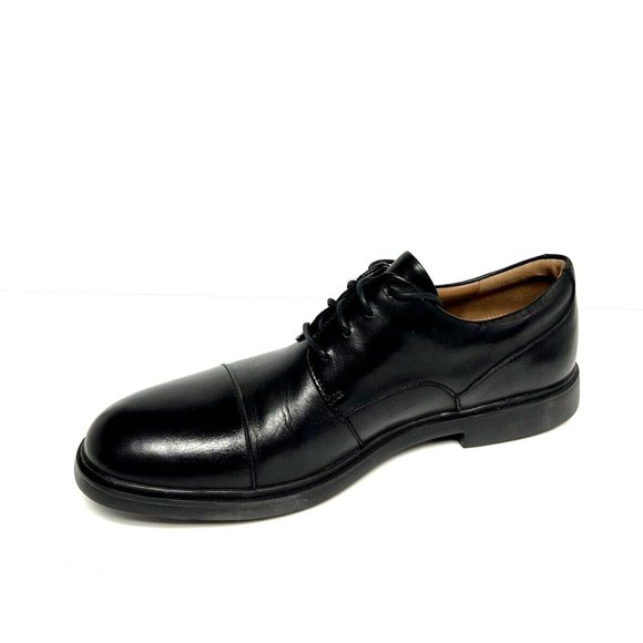 Clarks Men's Un Tailor Cap Toe Oxford Black, Size 10 M - Picture 2 of 6